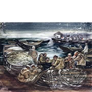 贝加尔湖渔民