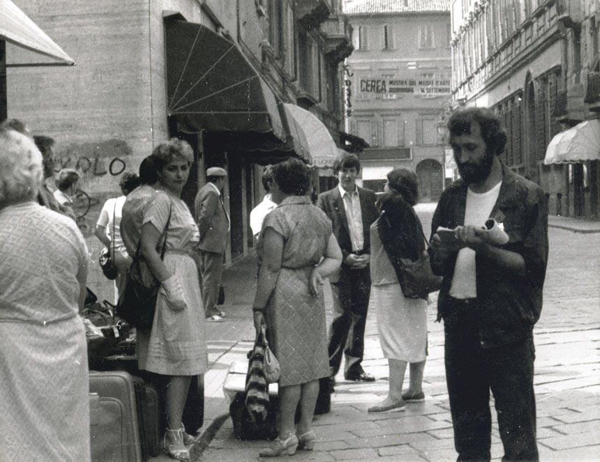 Alexander Sheltunov in Italy. 1986