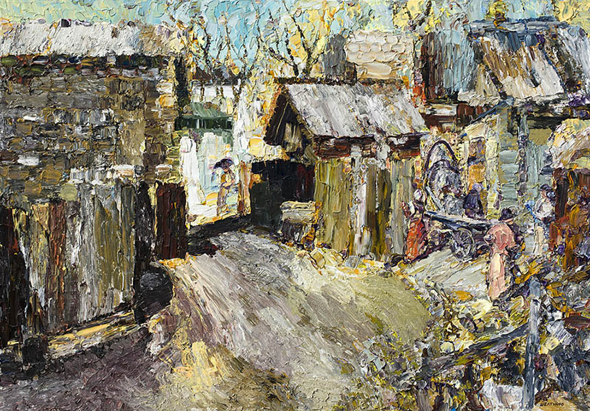 Alexander Sheltunov. Bright Sun. 2006. Oil on canvas. 81 × 116