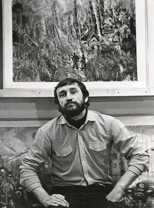 亚历山大·舍尔图诺夫. 1986年 亚历山大—克尼亚泽夫的照片 