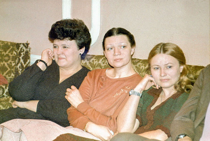 亚历山大·舍尔图诺夫。展览在演员管。俄罗斯，伊尔库茨克，1984年1月