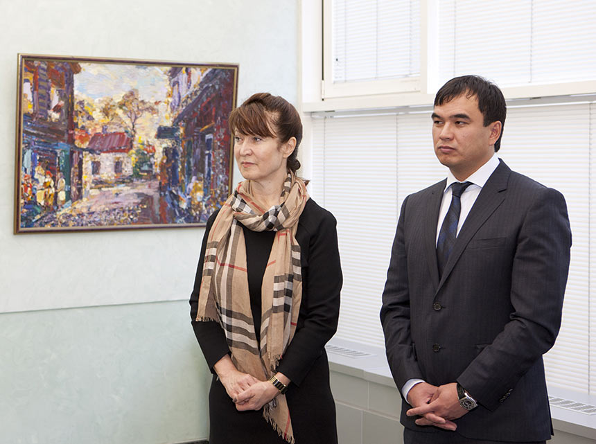 Ludmila Borisovna and Sergey Yurievitch Ten. Alexander Sheltunov’s works exhibition “Irkutsk Melody”