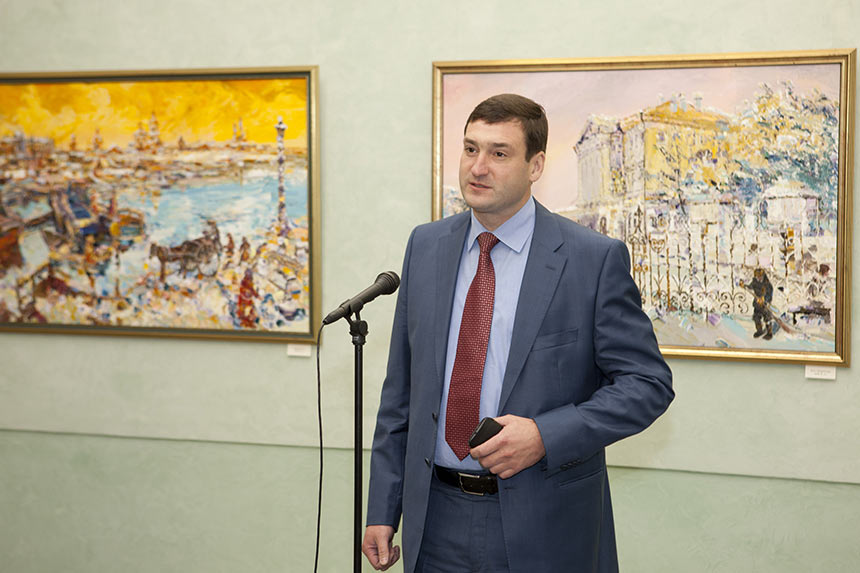 Energy Panel Deputy Chairman Konstantin Borisovitch Zaitsev. Alexander Sheltunov’s works exhibition “Irkutsk Melody”