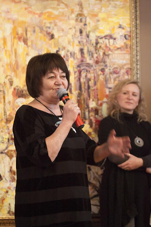 Iraida Fedchina, Art Historian, Creative Educational Field Deputy Director of Irkutsk Art School. Retrospective devoted to Alexander Sheltunov's 60th anniversary 
and 350th anniversary of Irkutsk