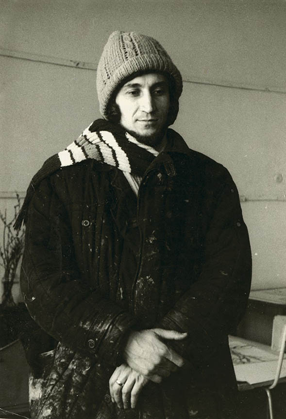 Александр Шелтунов на Старой Ладоге. 1977 год